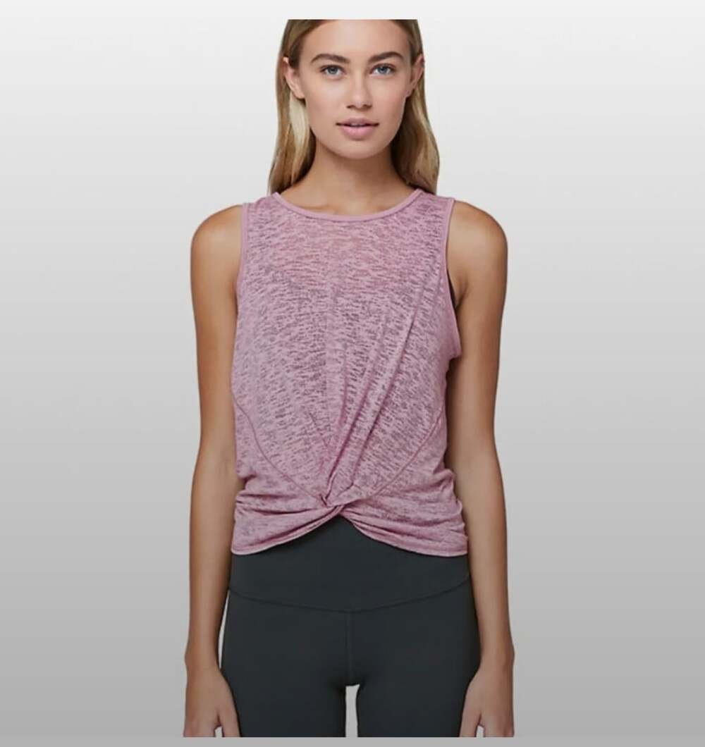 Lululemon Pink Running top size 4